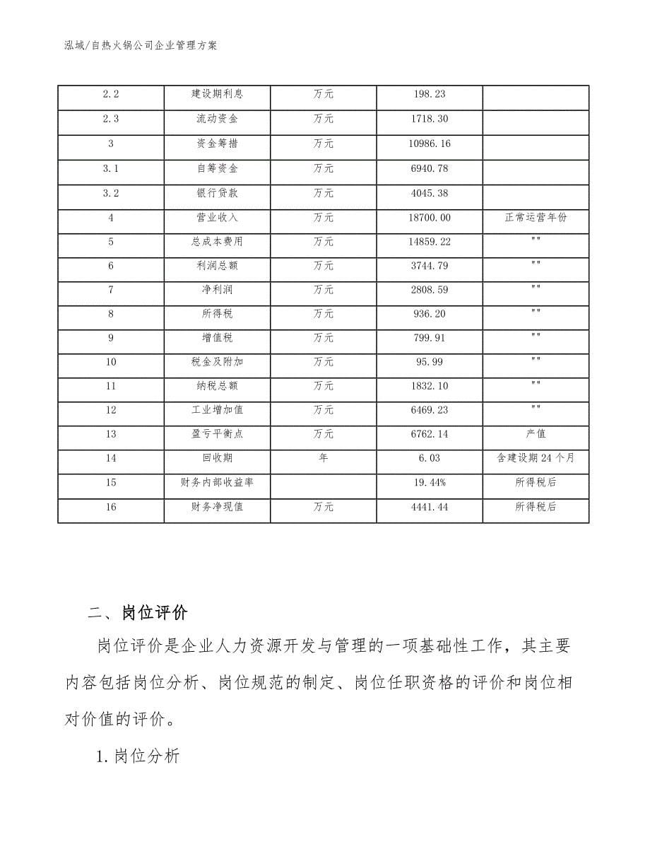 自热火锅公司企业管理方案（参考）_第5页