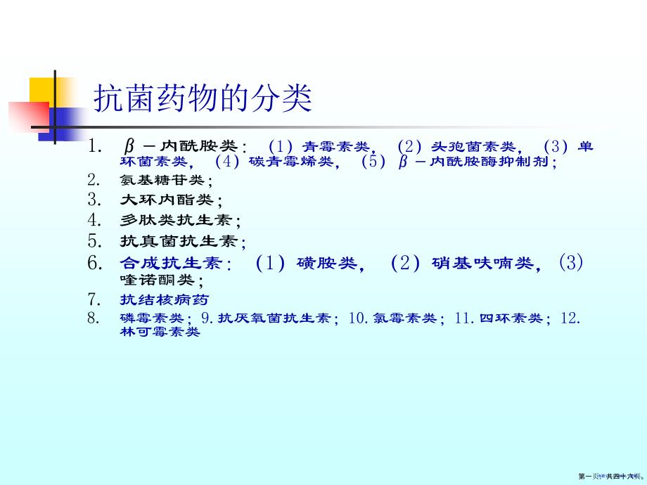 抗菌药物的临床应用(II)_第1页