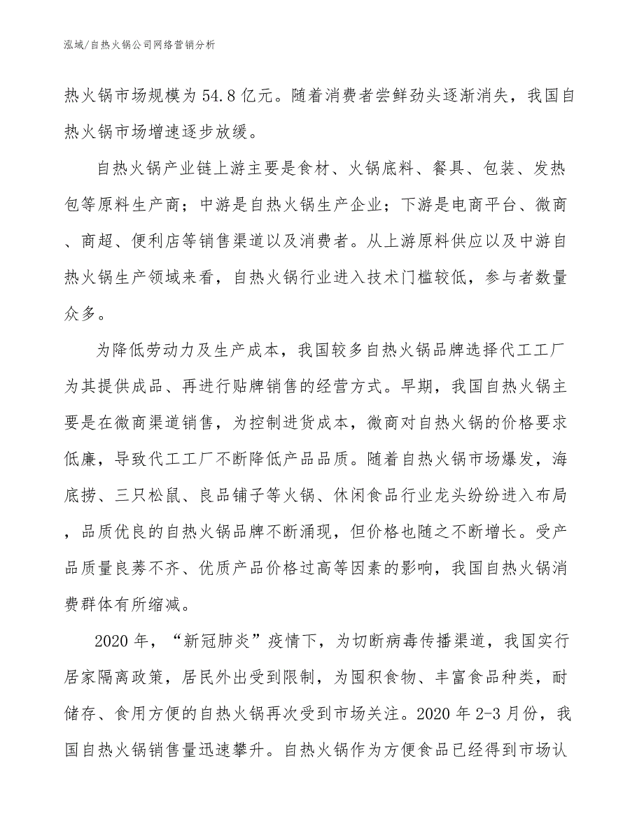 自热火锅公司网络营销分析_第3页