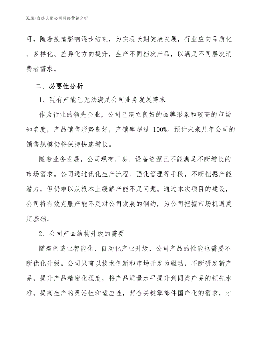 自热火锅公司网络营销分析_第4页