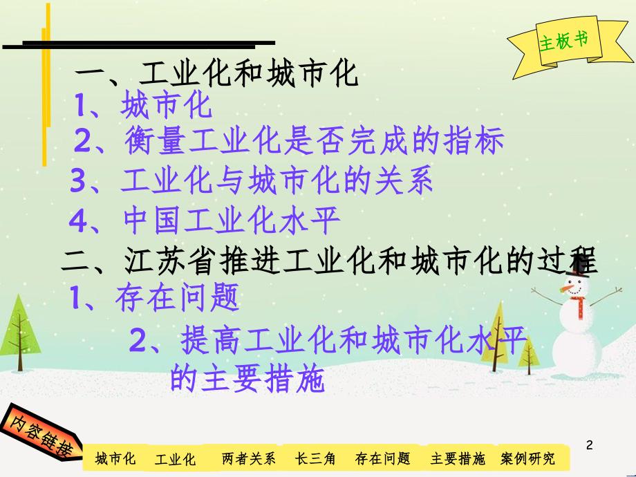 高中地理 第二章 第五节 中国江苏省工业化和城市化的探索课件 中图版必修3 (1)_第2页