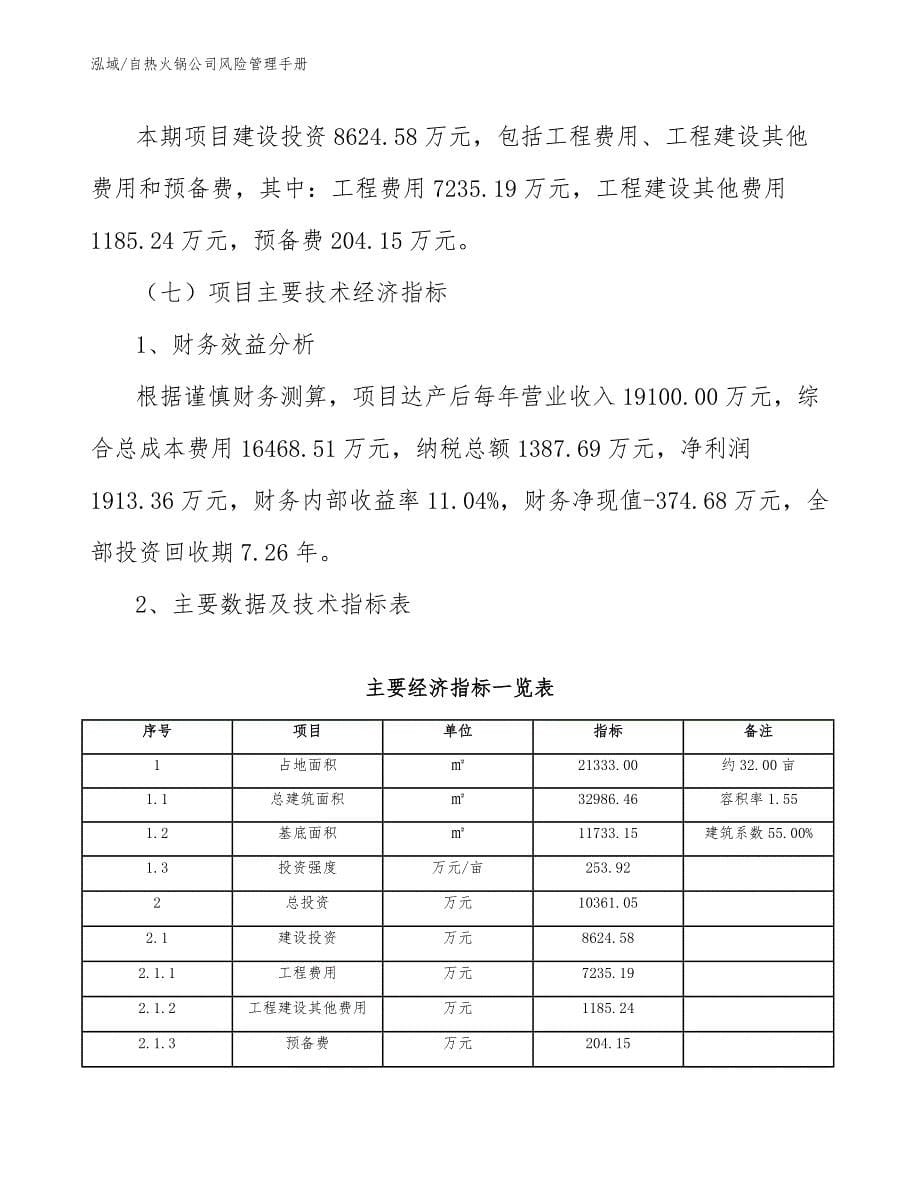 自热火锅公司风险管理手册_第5页