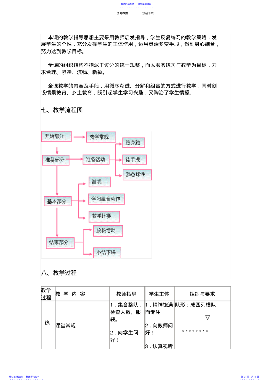 2022年《运球与传接球组合练习》教学设计_第3页