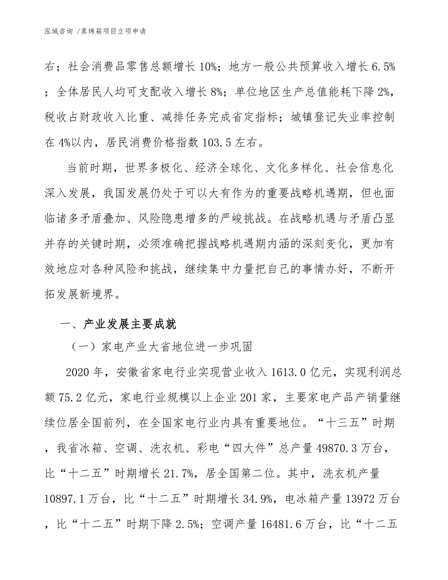 蒸烤箱项目立项申请-（参考模板）_第4页