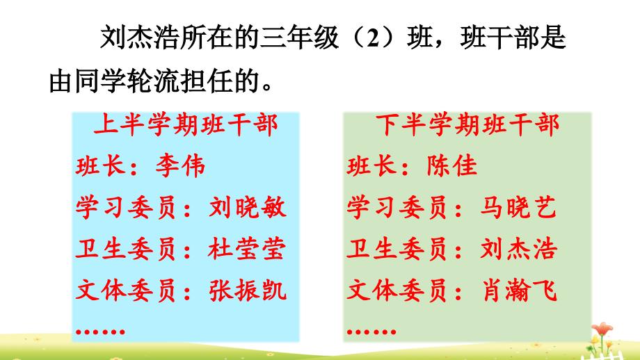 统编版三年级语文下册口语交际《该不该实行班干部轮流制》优秀课件_第2页