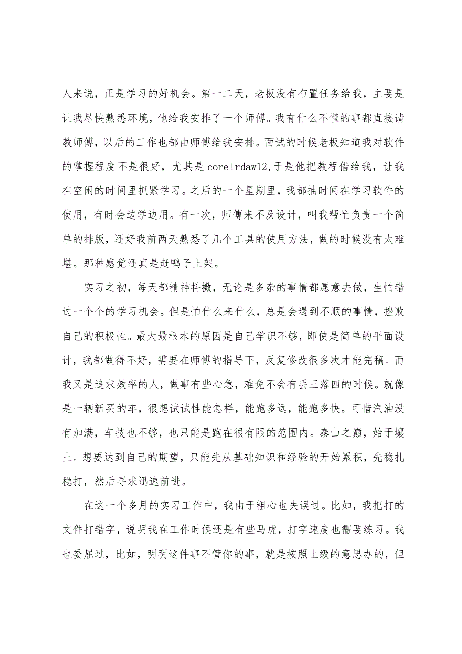 广告公司实习个人总结（广告公司个人工作总结范文）_第2页