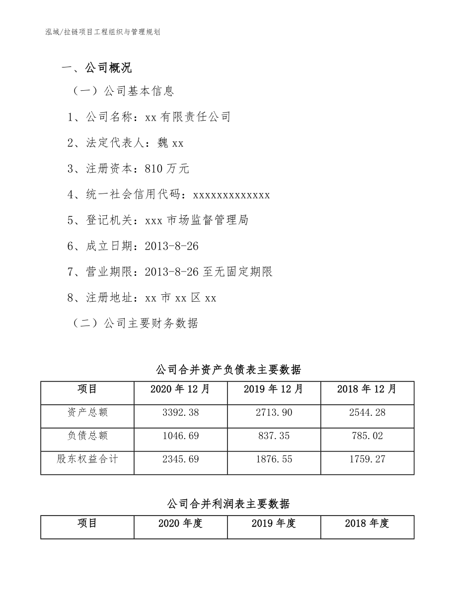 拉链项目工程组织与管理规划【参考】_第3页