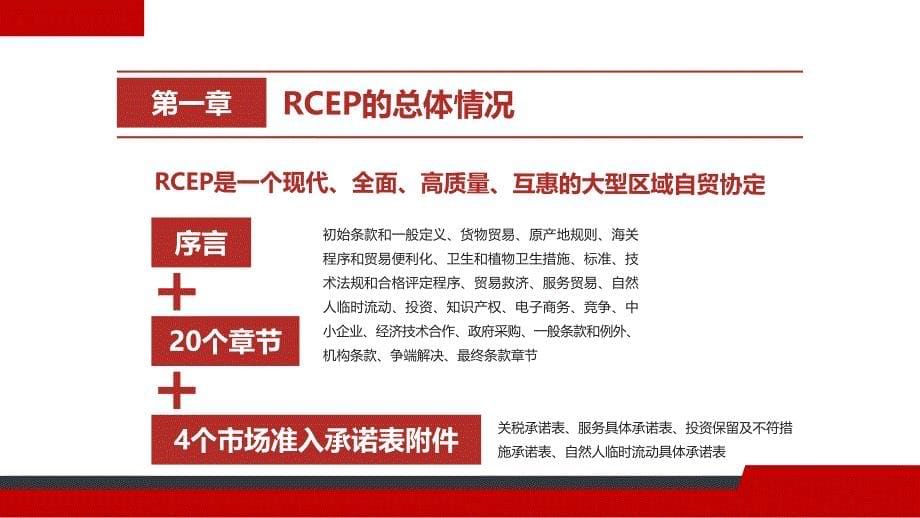 全面解读《区域全面经济伙伴关系协定》PPT专题党课课件模板_第5页