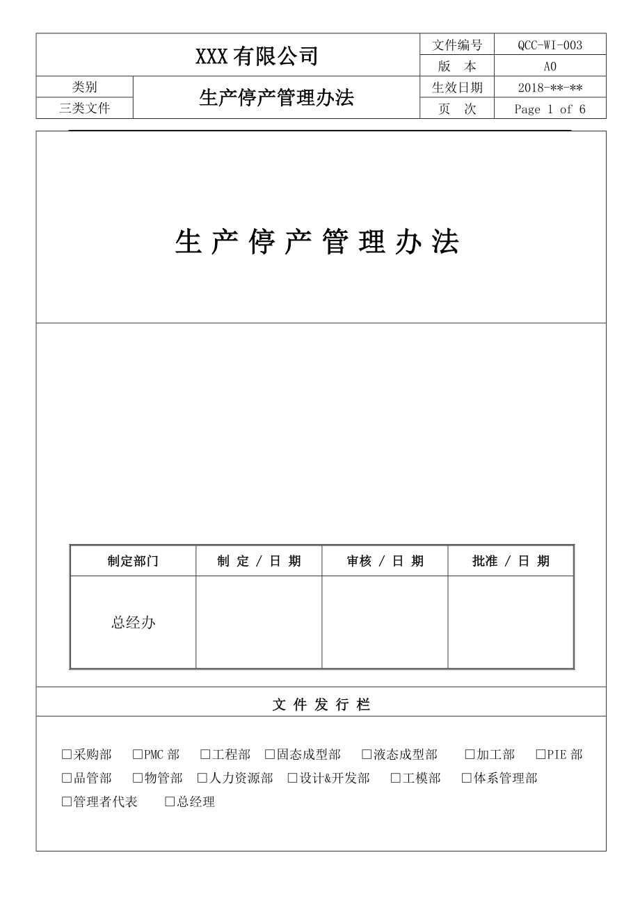 生产停产管理办法_第1页