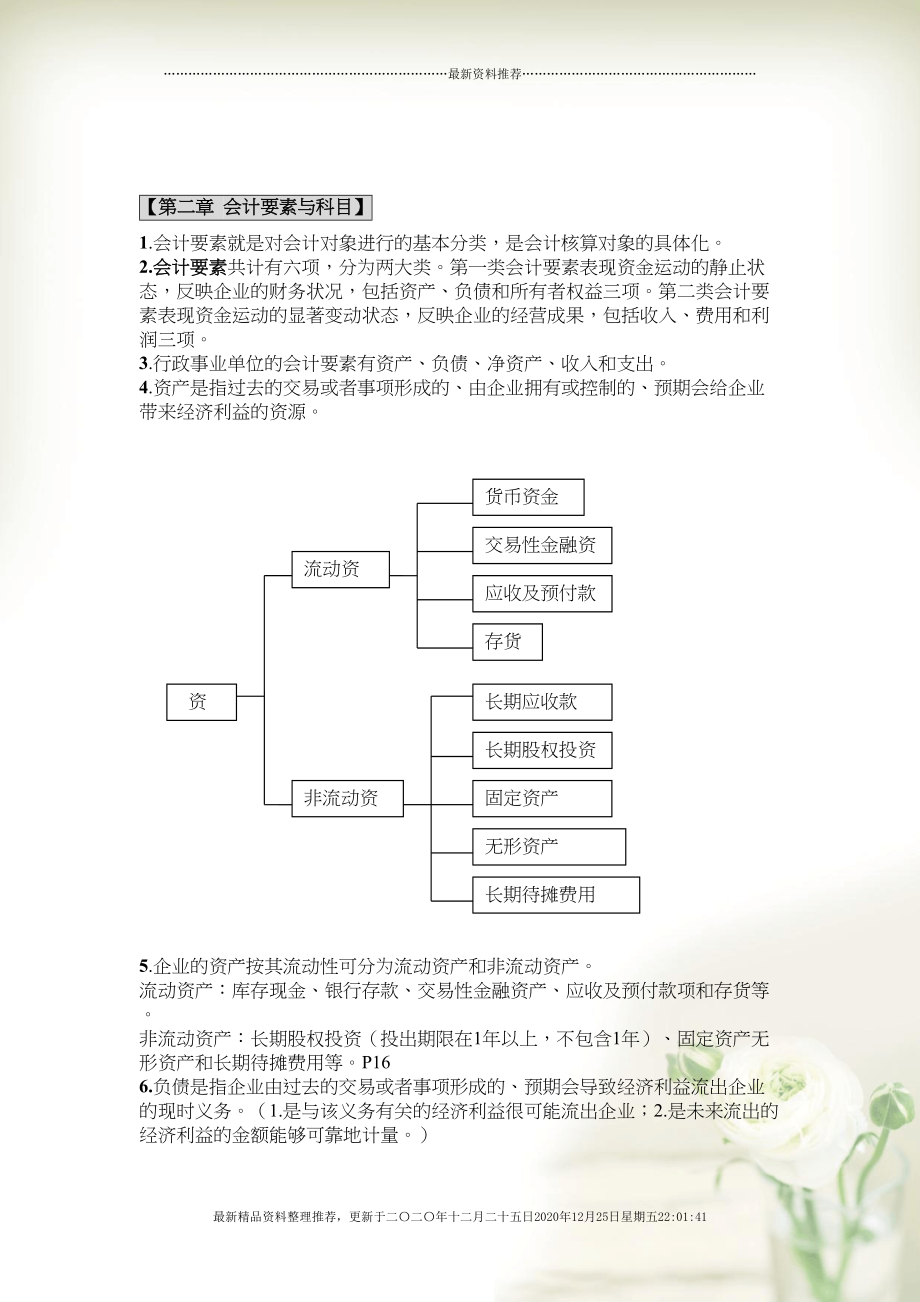 XXXX-XXXX年会计从业资格会计基础复习重点知识点lou(10页DOC)_第2页