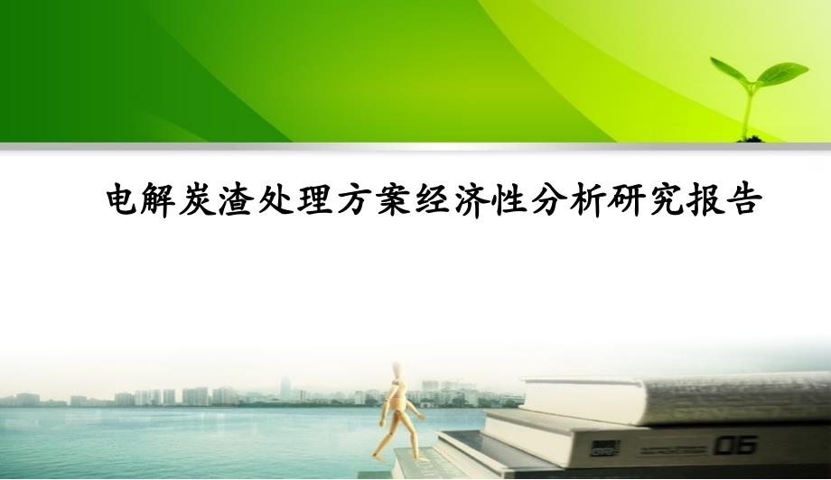 电解炭渣处理方案经济性分析研究报告课件_第1页