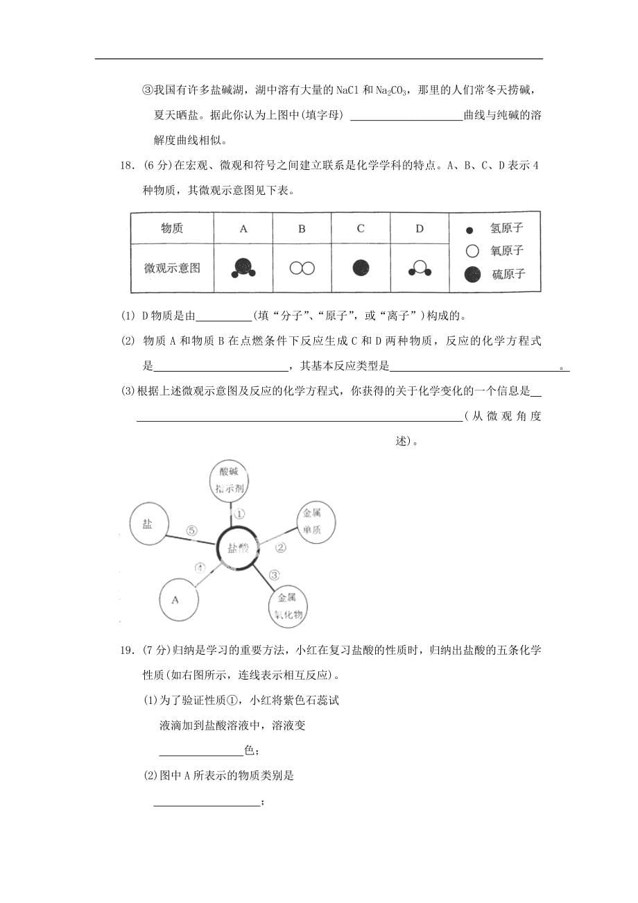 广东省湛江市2013届九年级中考模拟（二）化学试题_第5页