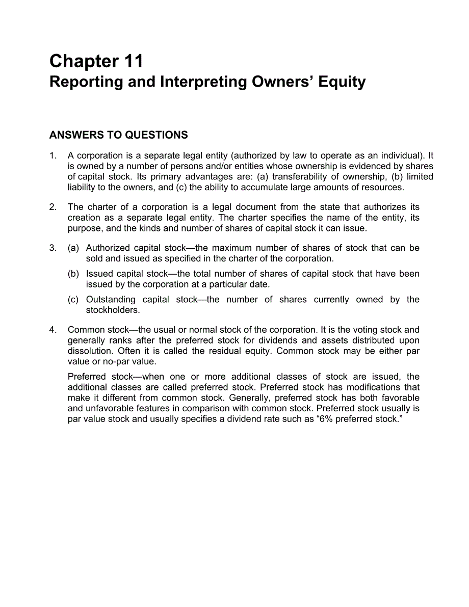 会计学原理Financial-Accounting-by-Robert-Libby第八版-第十一章-答案_第1页