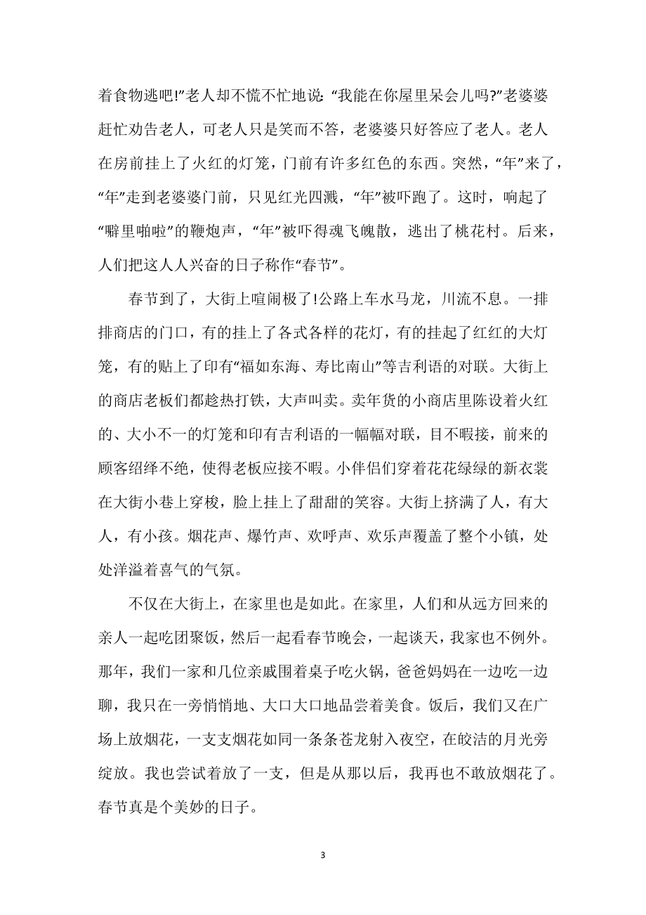 春节街景作文600字_第3页