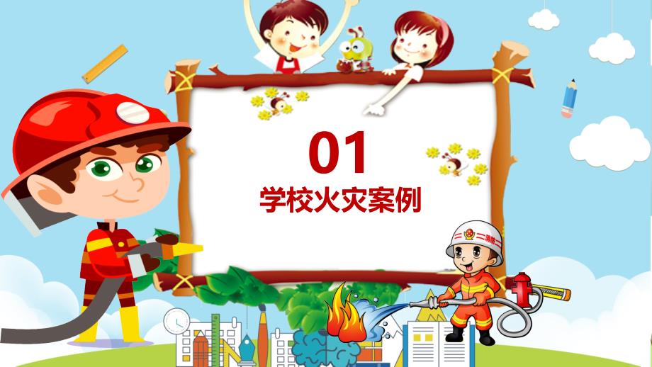 中小学消防安全教育ppt模板课件_第3页