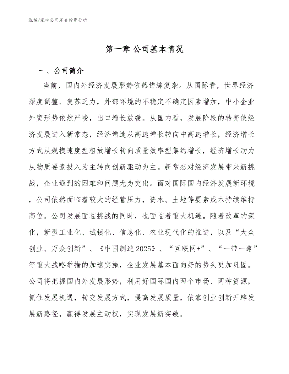 家电公司基金投资分析（范文）_第4页