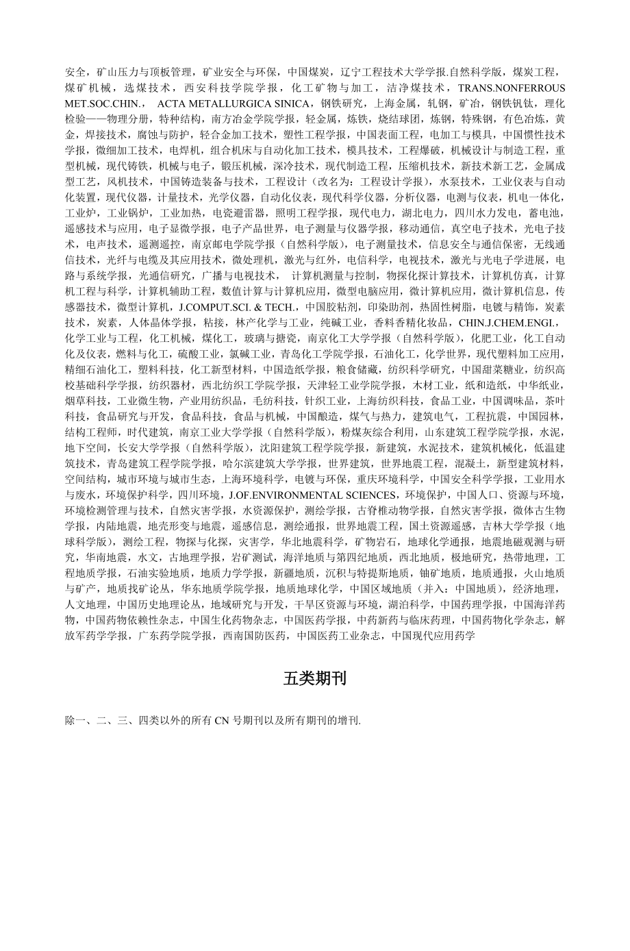 华侨大学学术期刊分类目录-3_第4页
