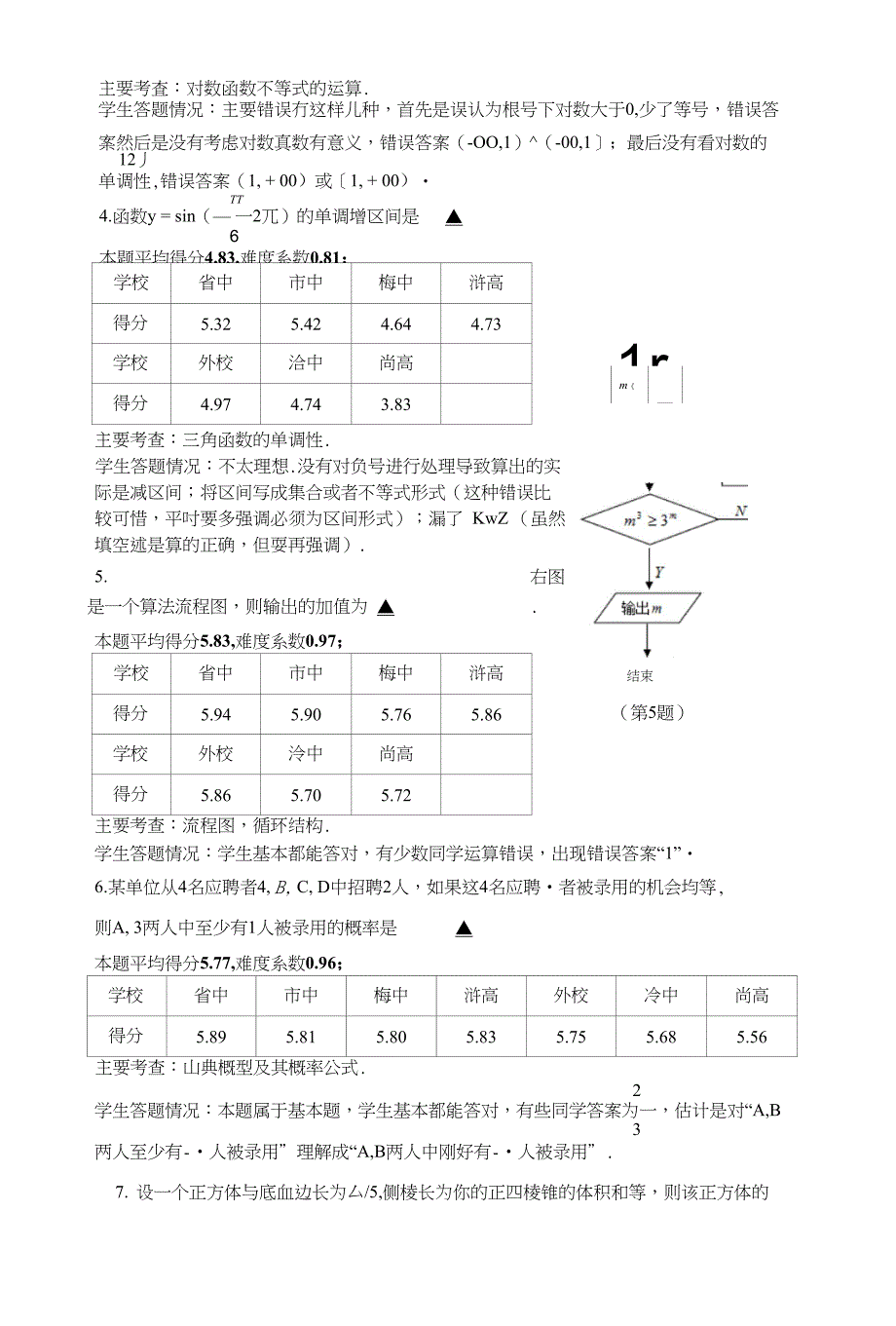 高三学生寒假自主学习试题分析_第3页