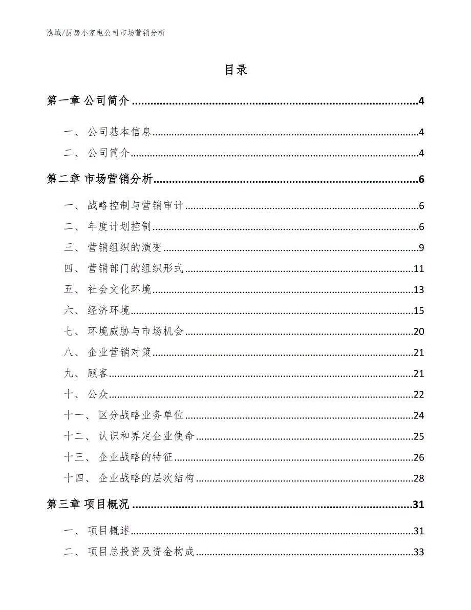 厨房小家电公司市场营销分析_第2页