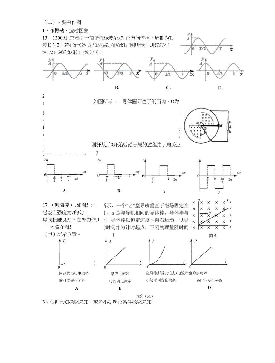 高三图象问题专题复习_第5页