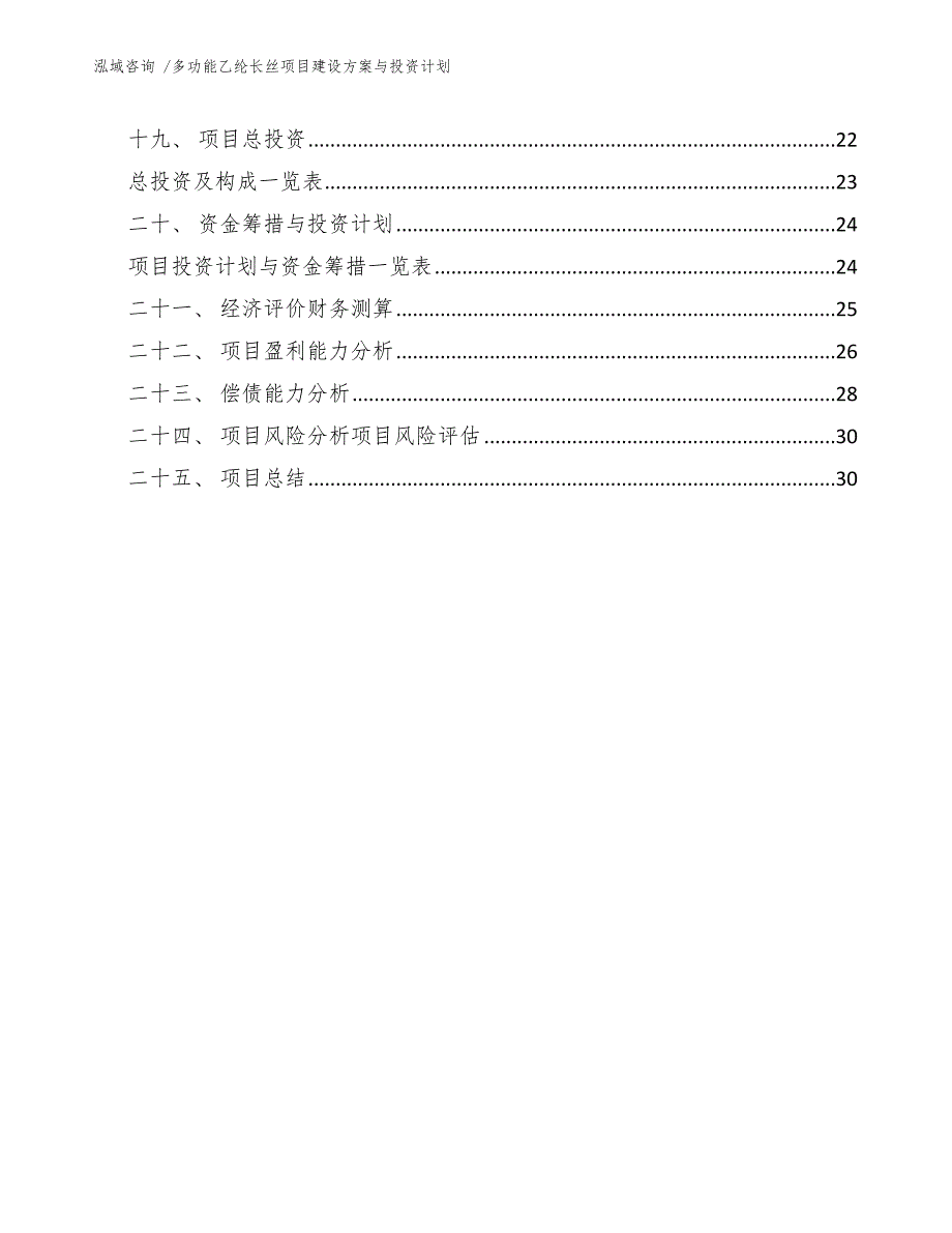 多功能乙纶长丝项目建设方案与投资计划【参考模板】_第2页