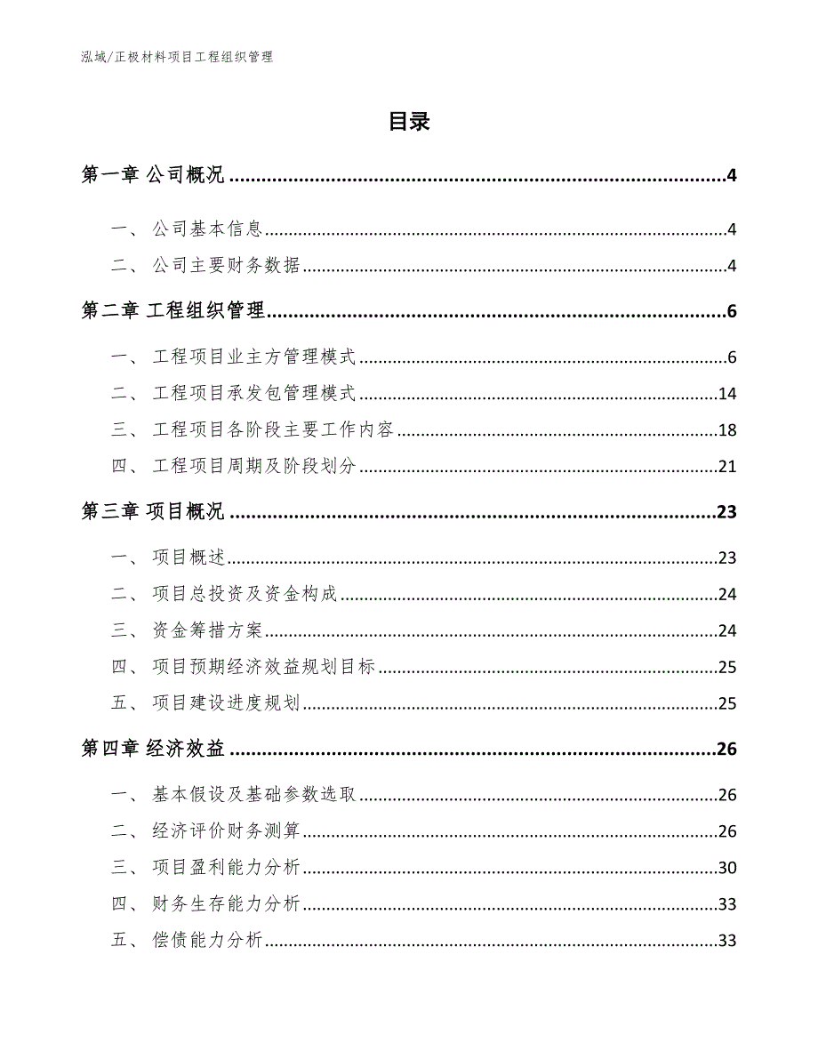 正极材料项目工程组织管理_第2页