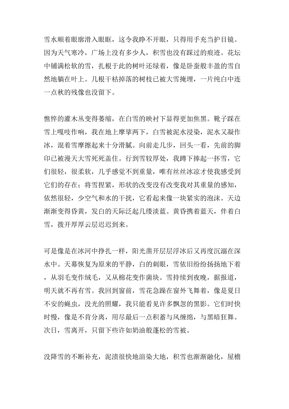 假期寒假见闻作文_第2页