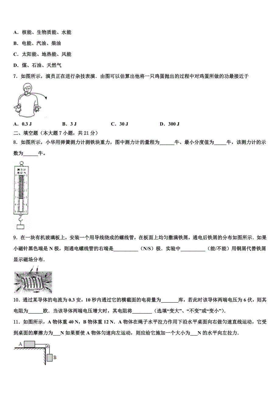 2022届福建省厦门市思明区湖滨中学中考物理猜题卷含解析_第2页