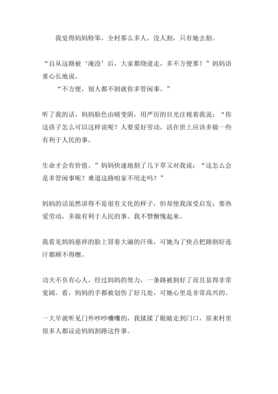 关于我的严师作文_第3页