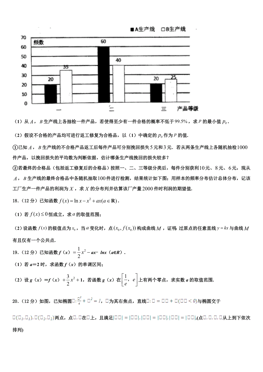 2022年贵州省盘州市第一中学高考数学五模试卷含解析_第4页