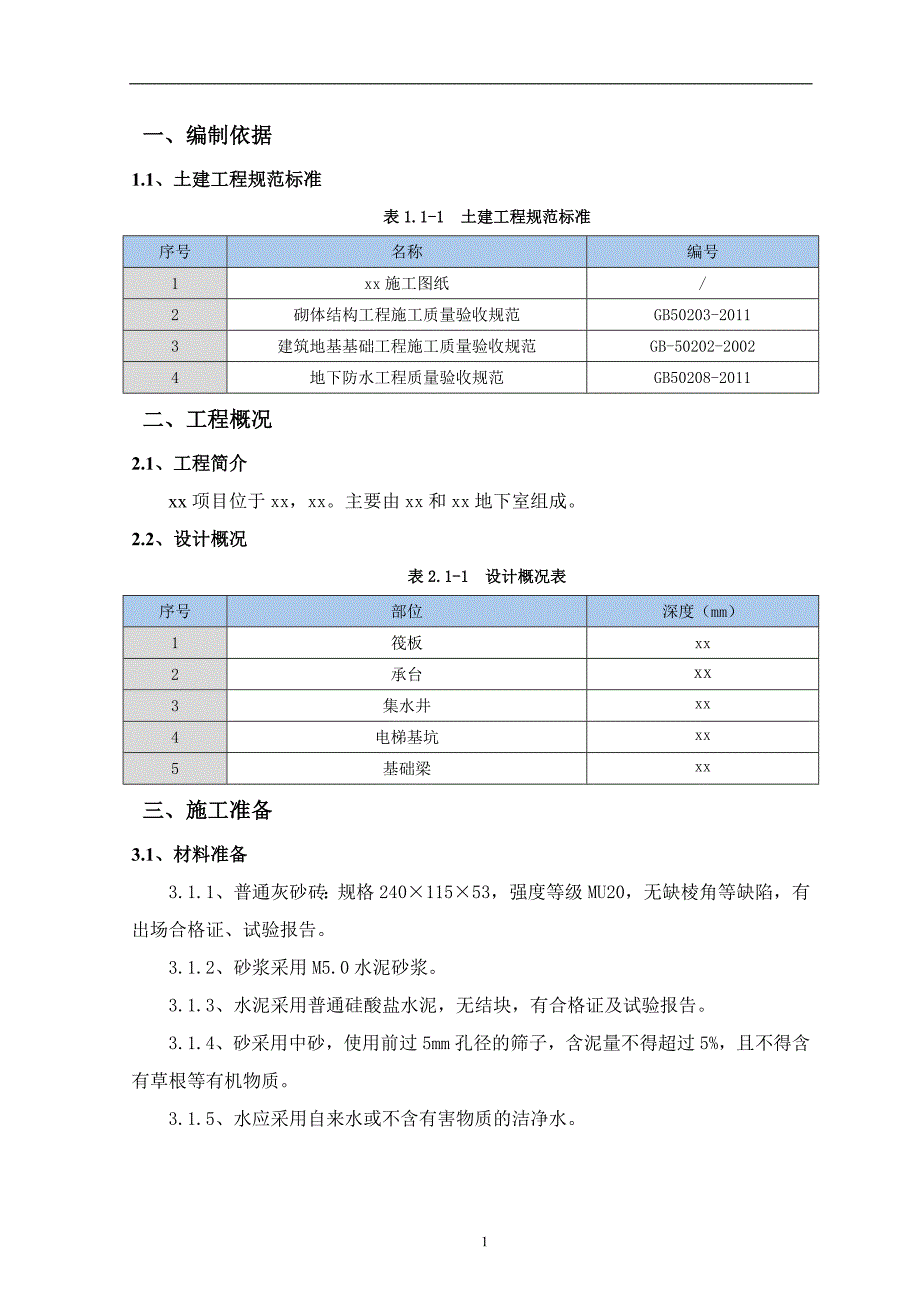 砖胎膜施工方案（可编辑版）_第4页