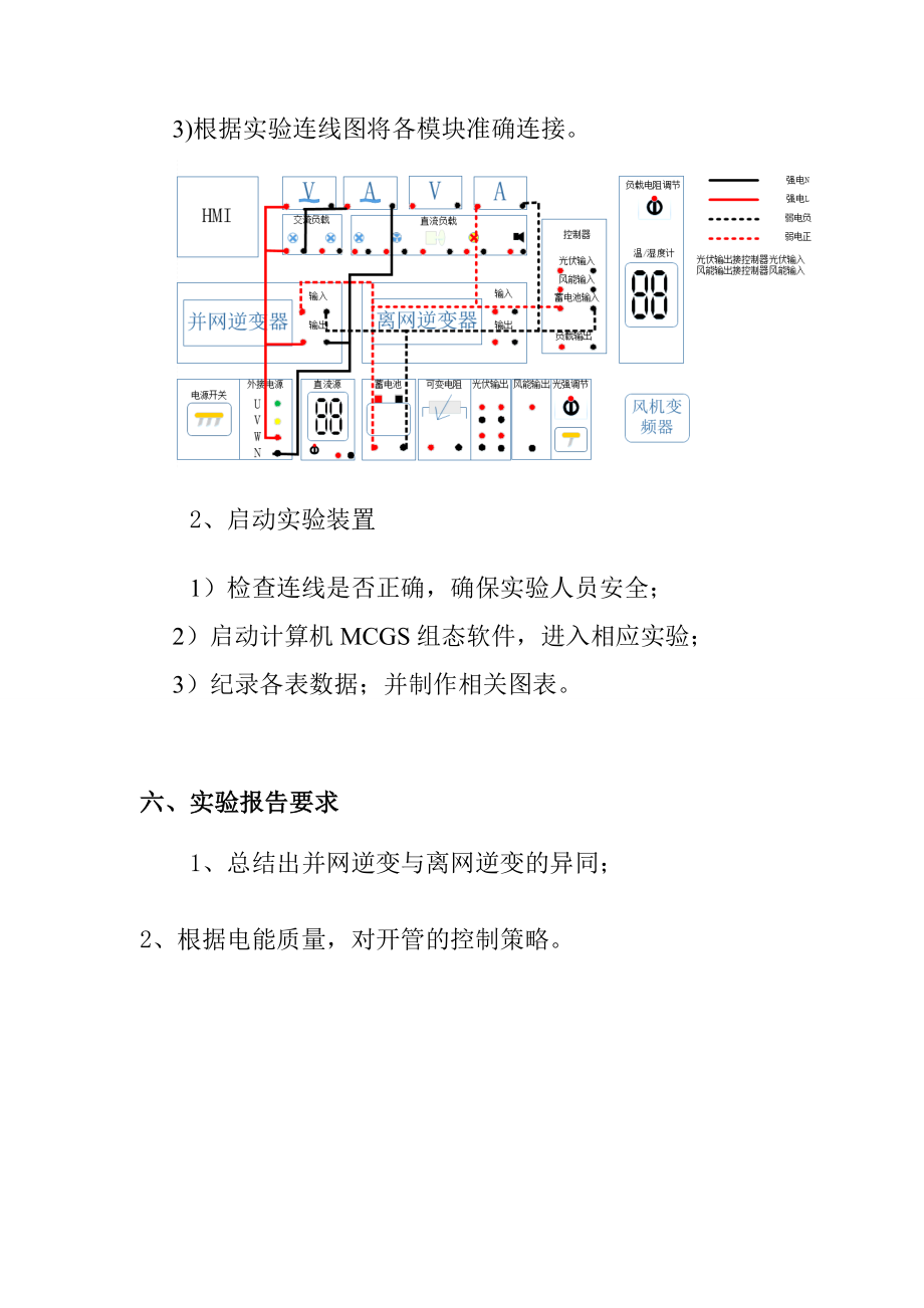 风光互补并网逆变实验作业指导书_第3页