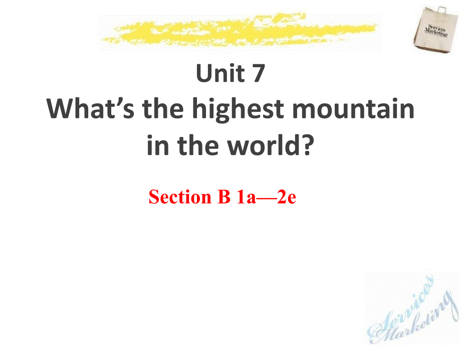 《What’s the highest mountain in the world》PPT课件10_第1页