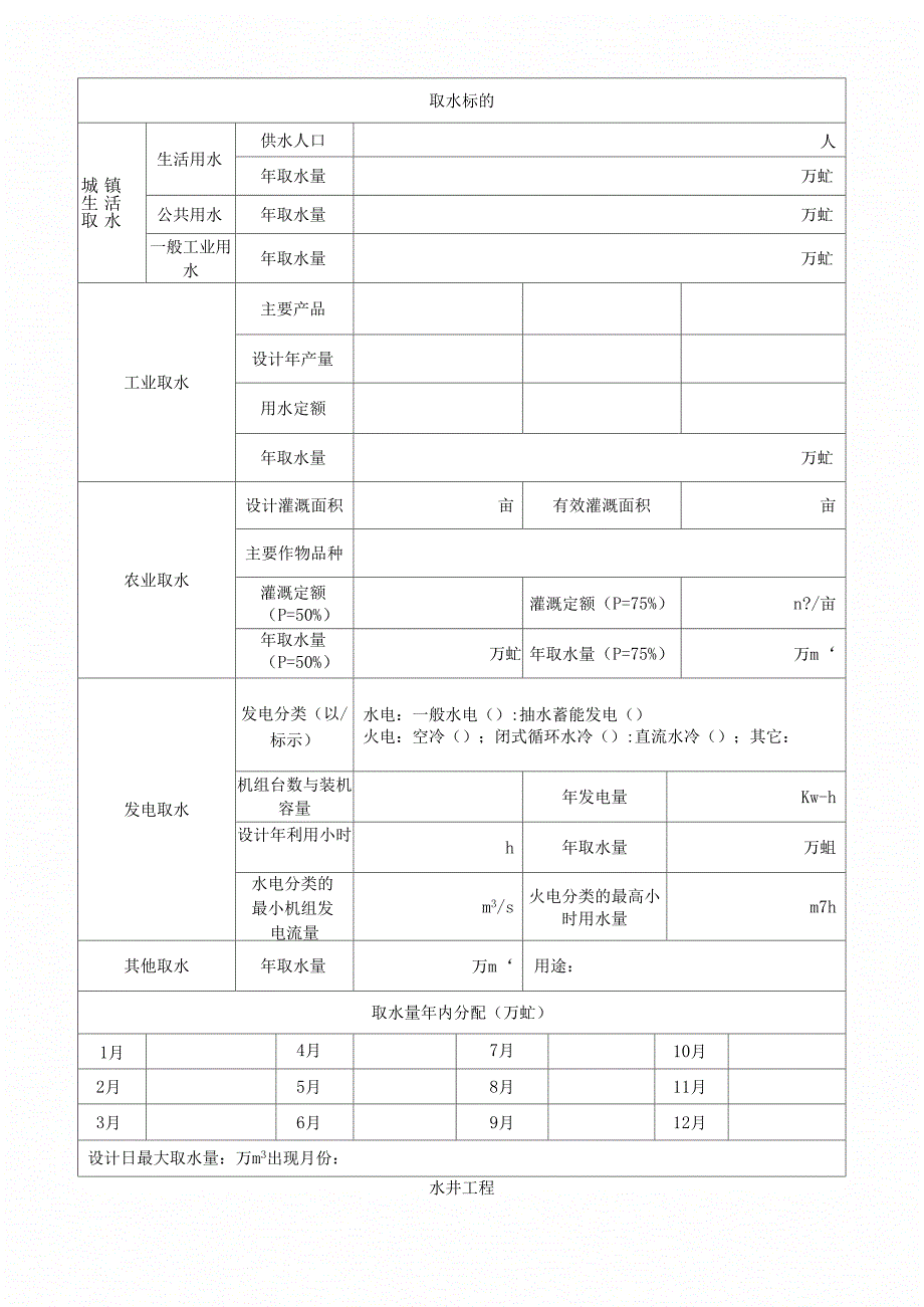 计算机编码取水许可申请书_第4页