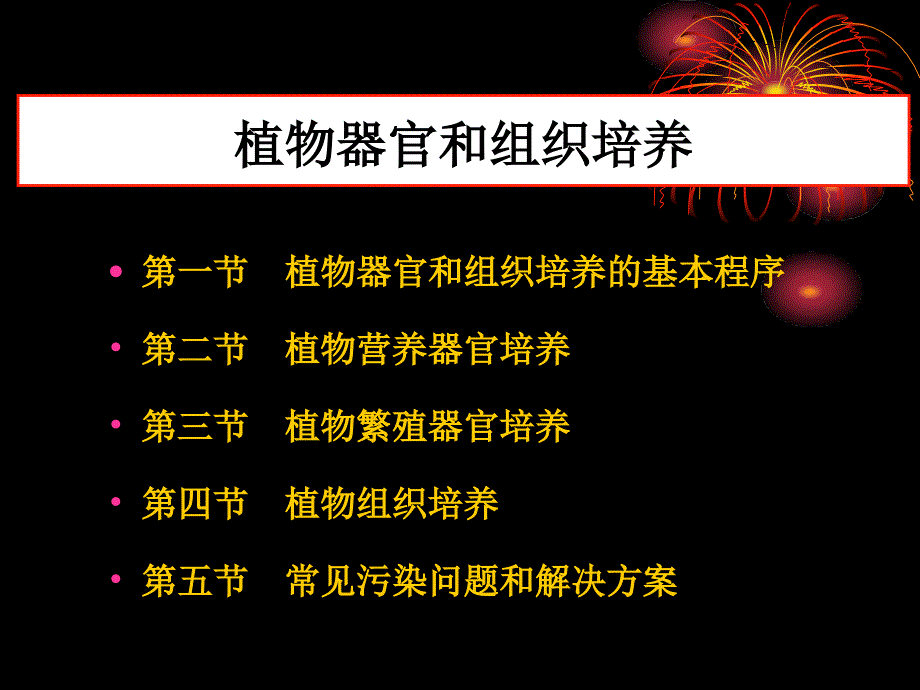 植物器官和组织培养ppt课件_第1页