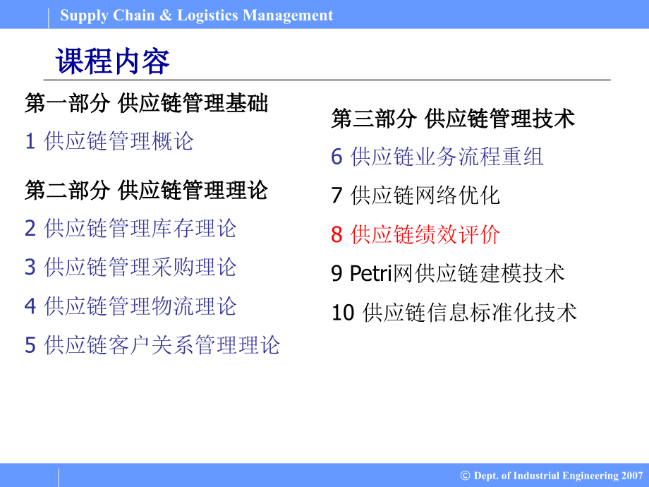 供应链与物流管理PPT课件08供应链绩效评价_第3页