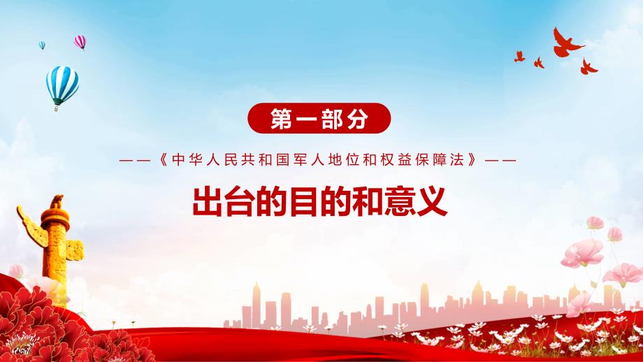 专题课件实现强国兴军的战略考量解读2021年《军人地位和权益保障法》实用PPT模板_第4页