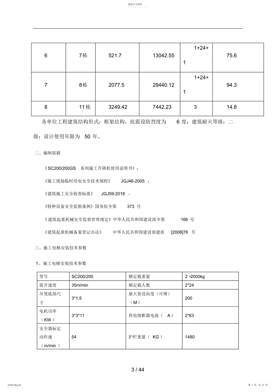 2022年高层施工电梯施工方案0_第3页