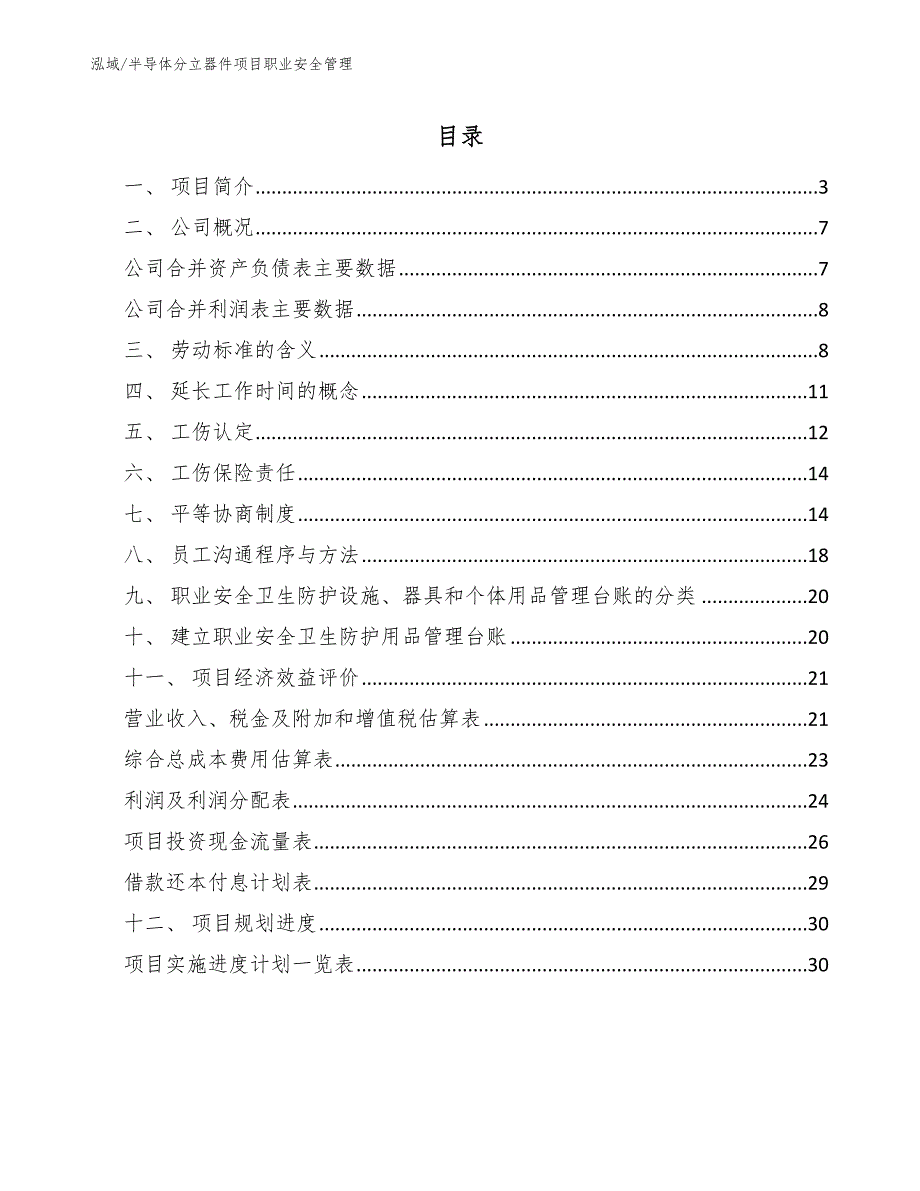 半导体分立器件项目职业安全管理_第2页