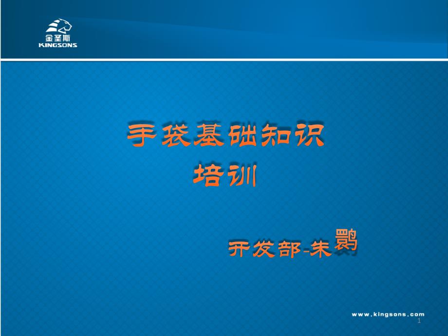手袋基础知识培训分析课件_第1页