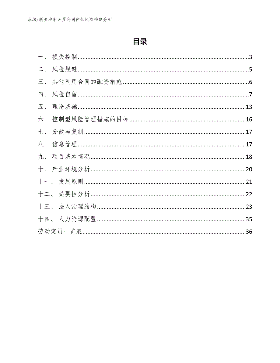 新型注射装置公司内部风险抑制分析_第2页