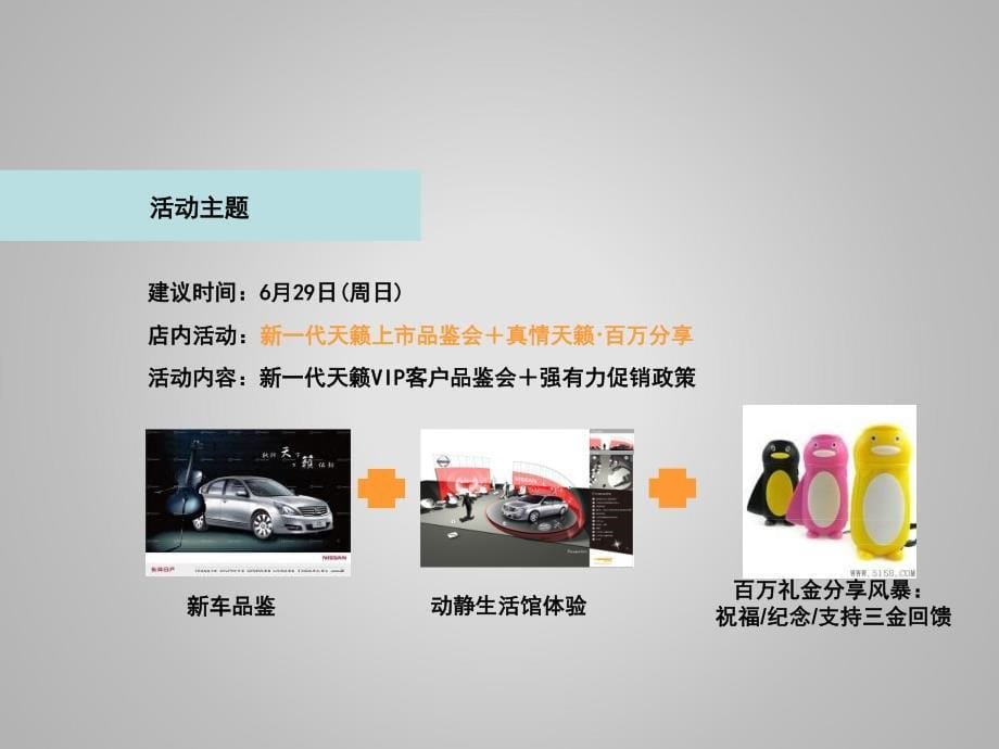 汽车行业：吴江连诚专营店新一代天籁汽车营销方案_第5页