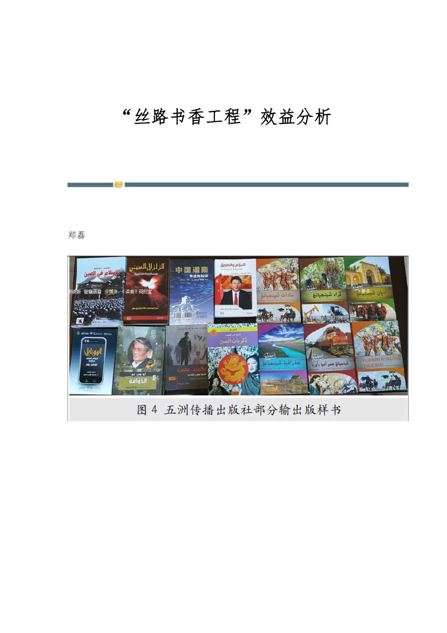 丝路书香工程效益分析_第1页
