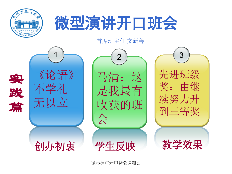 微形演讲开口班会课题会_第2页