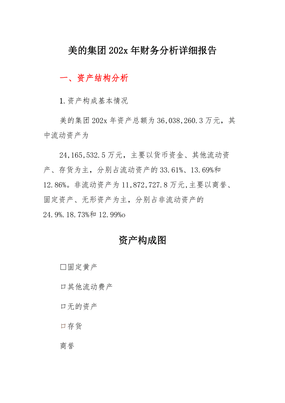 美的集团2020年财务分析详细报告参考_第1页