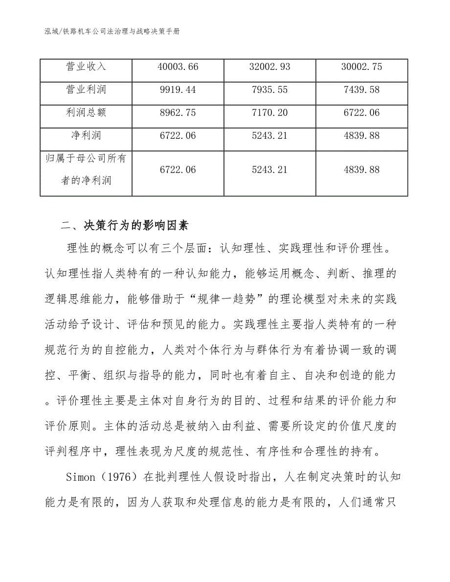 铁路机车公司法治理与战略决策手册（参考）_第5页