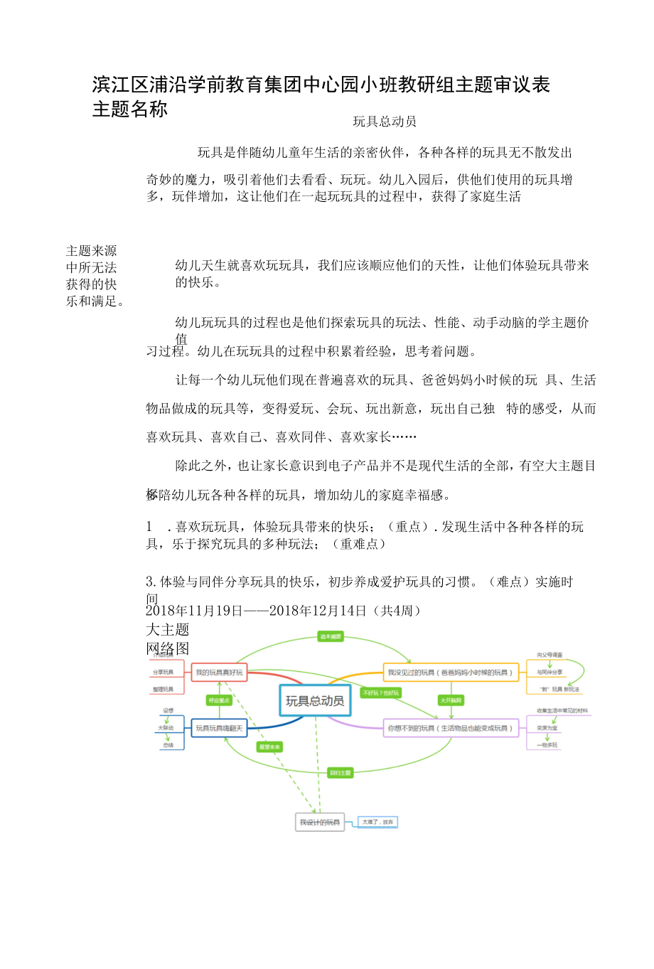 主题审议表：玩具总动员公开课_第1页