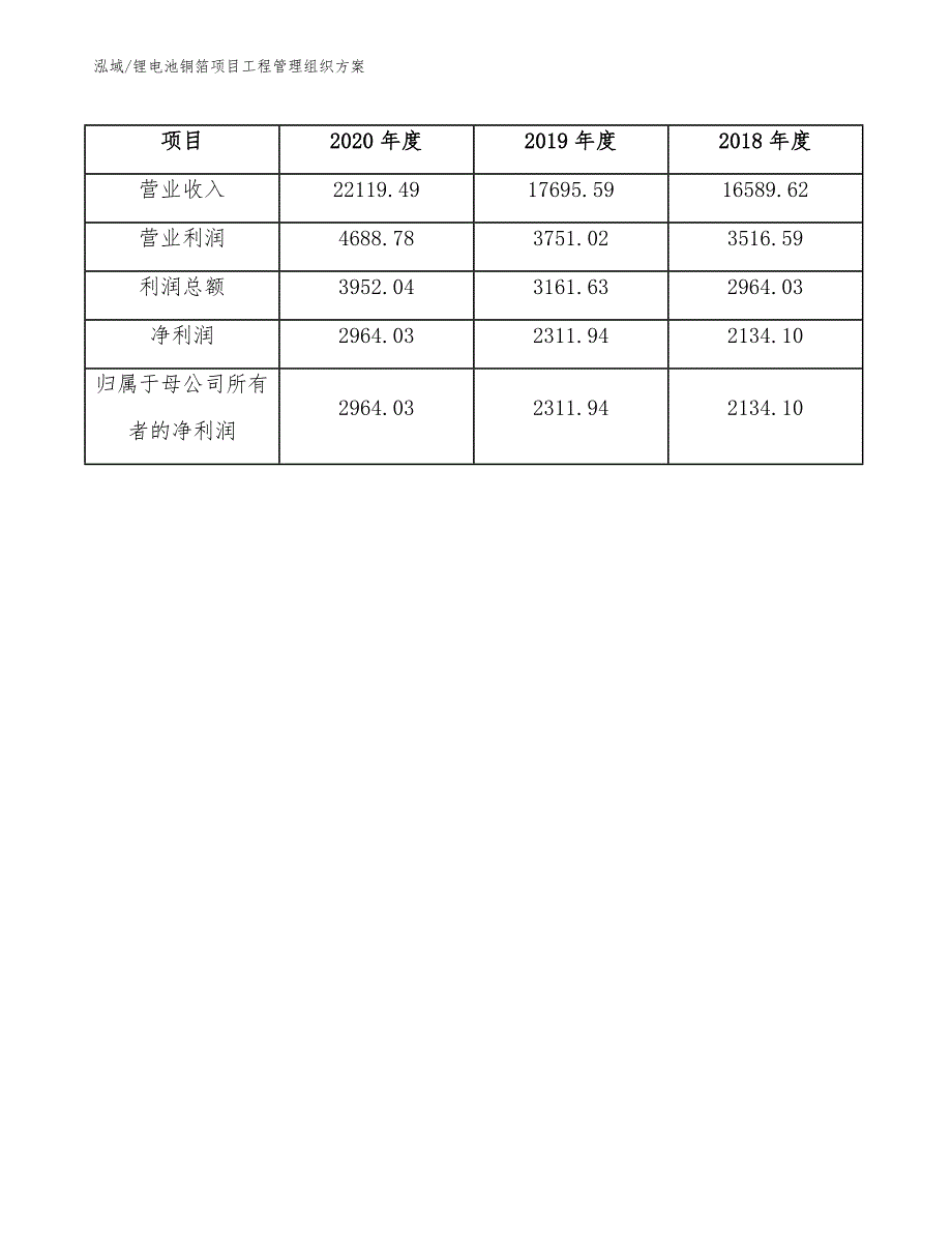 锂电池铜箔项目工程管理组织方案（范文）_第4页