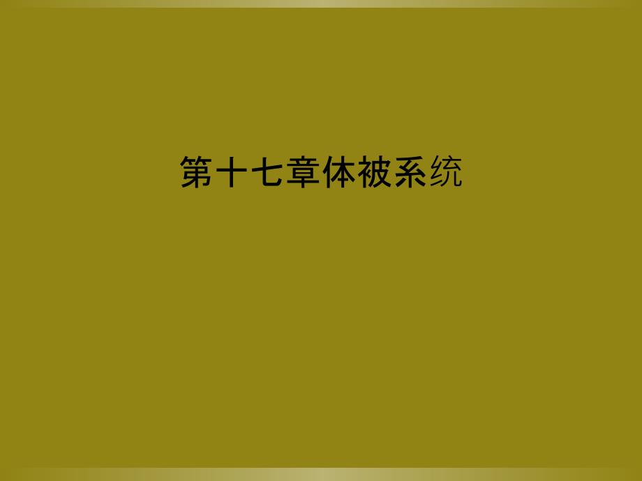 第十七章体被系统课件_第1页
