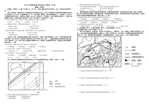 2022年贵州省高考地理真题（重绘版）